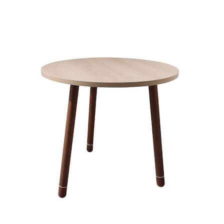 โต๊ะกาแฟ Jaisu รุ่น Petra ขนาด 80 ซม. สี Pear Wood + Hermis Orange_1